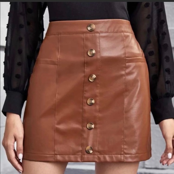 Dresses & Skirts - Super Sexy Vegan Leather Skirt